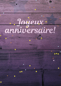 Joyeux anniversaire étoilé et coloré